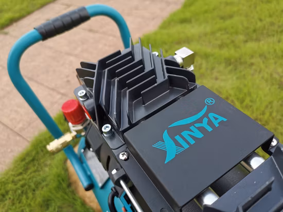 Compressor de ar acionado por Diect sem óleo Xinya 4 Polos Oilfree 24L