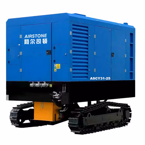 Compressor de ar portátil resistente do único motor diesel de 185cfm 41kw