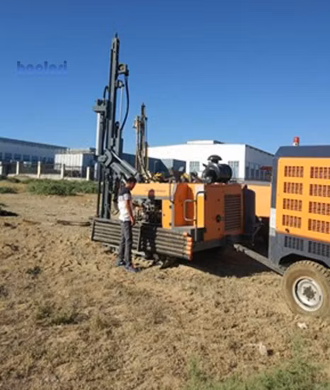 Potência nominal de perfuração de superfície 58kw Profundidade de perfuração portátil 30m DTH Equipamento de perfuração para mineração para a Nigéria