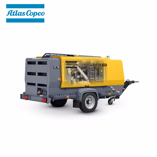 Compressor de ar móvel portátil Atlas Copco (10m3/min 10,3bar 12bar XATS156C XAHS166C)